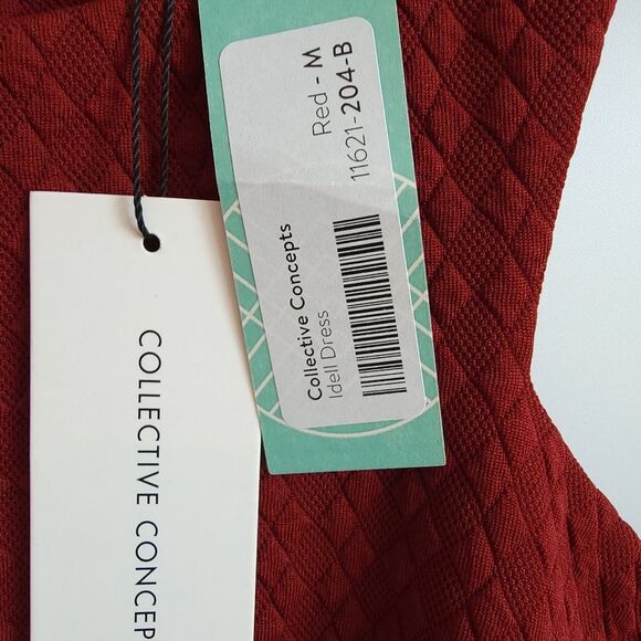 Collective Concepts Fit Flare Raceback Dress NWT - Picture 11 of 11